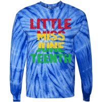 Kids Juneteenth Black Black Meaningful Gift Tie-Dye Long Sleeve Shirt