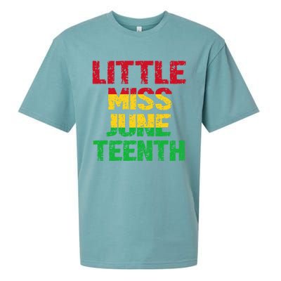 Kids Juneteenth Black Black Meaningful Gift Sueded Cloud Jersey T-Shirt