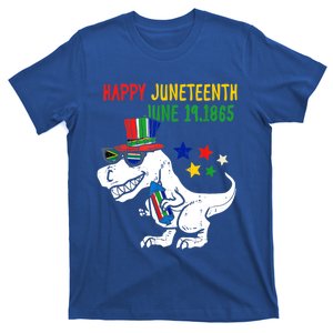 Kids Juneteenth Day Freedom Trex Dino Gift T-Shirt