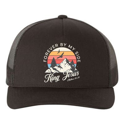 King Jesus Forever By My Side Yupoong Adult 5-Panel Trucker Hat