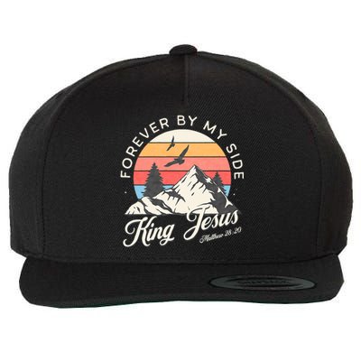 King Jesus Forever By My Side Wool Snapback Cap