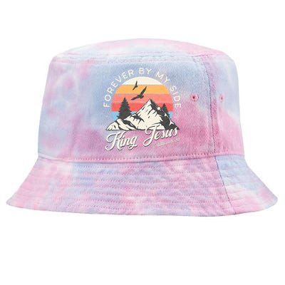 King Jesus Forever By My Side Tie-Dyed Bucket Hat