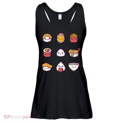 Kawaii Japanese Food Lover Ladies Essential Flowy Tank