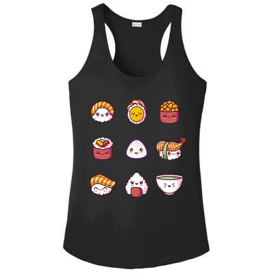 Kawaii Japanese Food Lover Ladies PosiCharge Competitor Racerback Tank