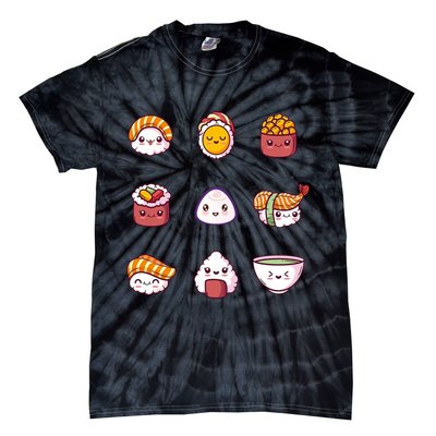 Kawaii Japanese Food Lover Tie-Dye T-Shirt