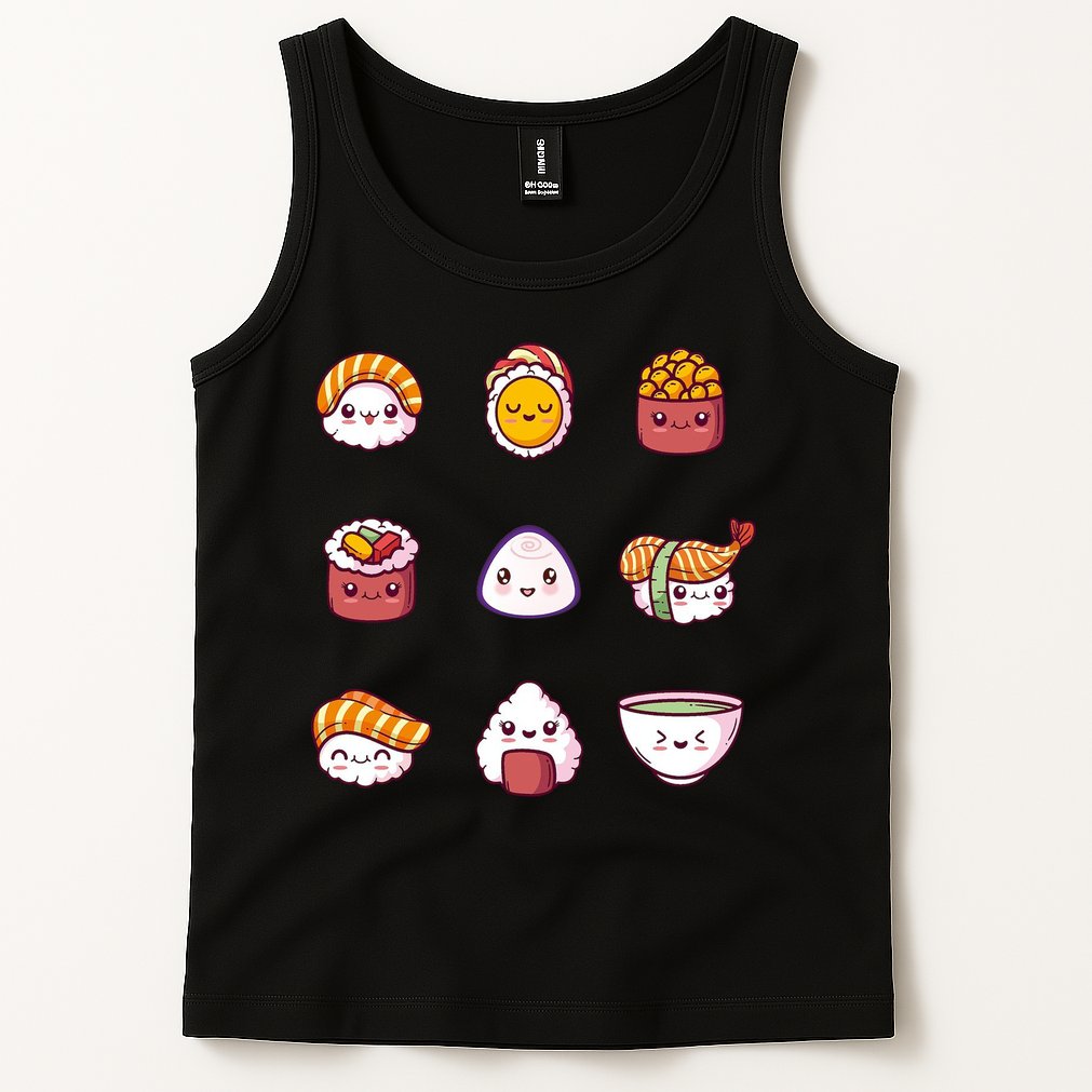 Kawaii Japanese Food Lover Tank Top
