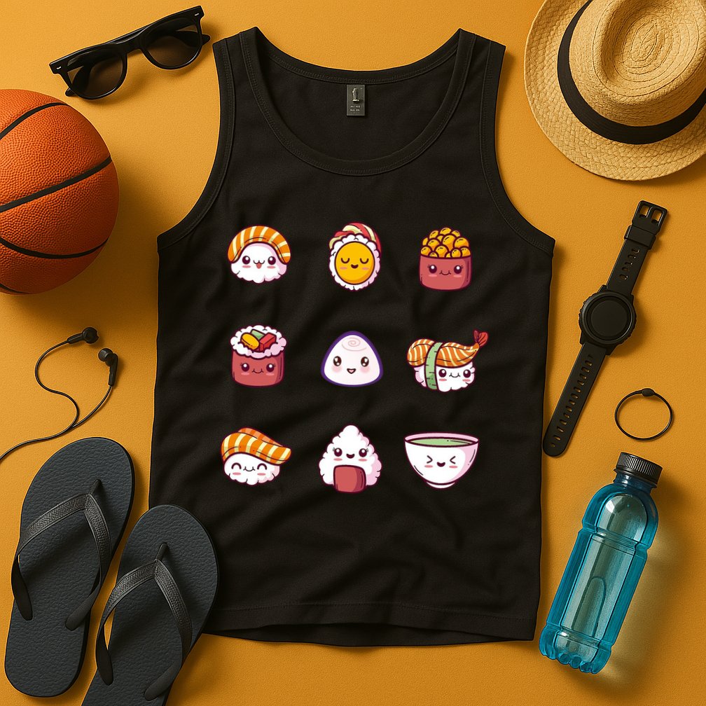 Kawaii Japanese Food Lover Tank Top