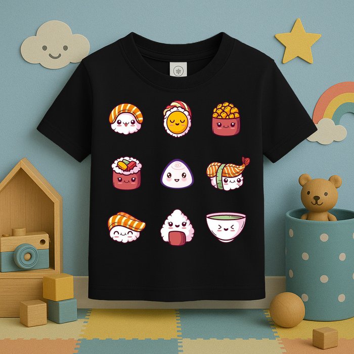 Kawaii Japanese Food Lover Toddler T-Shirt