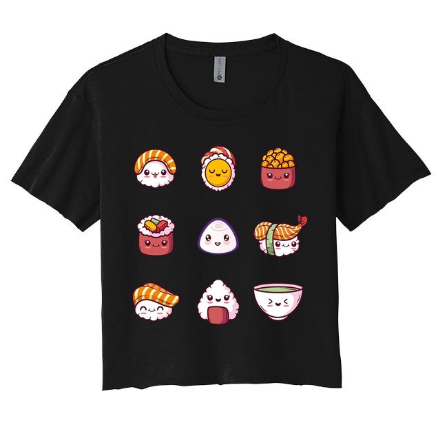Kawaii Japanese Food Lover Crop Top