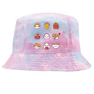 Kawaii Japanese Food Lover Tie-Dyed Bucket Hat