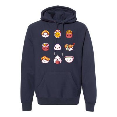 Kawaii Japanese Food Lover Premium Hoodie