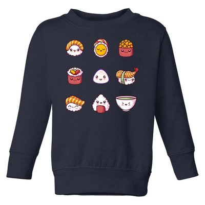 Kawaii Japanese Food Lover Toddler Sweatshirt