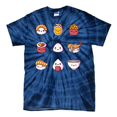 Kawaii Japanese Food Lover Tie-Dye T-Shirt