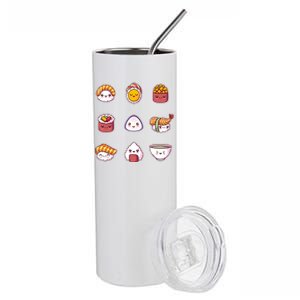 Kawaii Japanese Food Lover Stainless Steel Tumbler