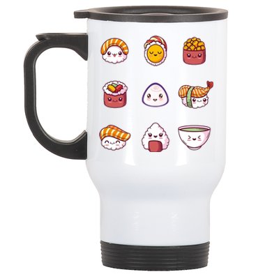 Kawaii Japanese Food Lover Stainless Steel Travel Mug