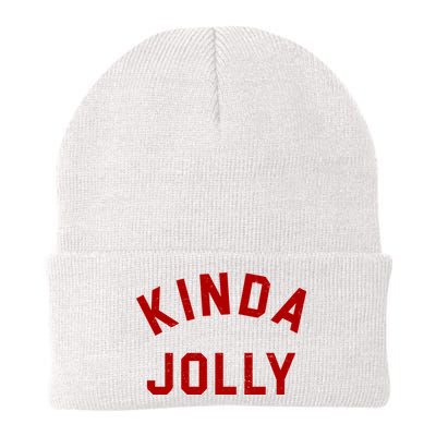 Kinda Jolly Funny Christmas Holiday Beanie