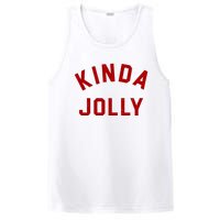 Kinda Jolly Funny Christmas Holiday PosiCharge Competitor Tank