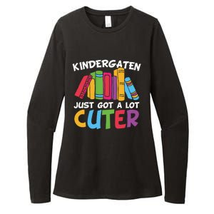 Kindergarten Just Got A Lot Cuter Cute Kindergarten Great Gift Womens CVC Long Sleeve Shirt