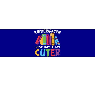 Kindergarten Just Got A Lot Cuter Cute Kindergarten Great Gift Bumper Sticker