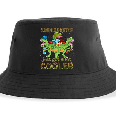 Kindergarten Just Got A Lot Cooler Dinosaur Back To School Sustainable Bucket Hat