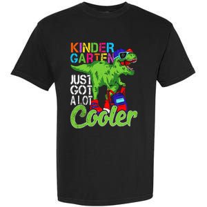 kindergarten just got cooler dinosaur back to school Garment-Dyed Heavyweight T-Shirt