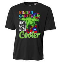 kindergarten just got cooler dinosaur back to school Cooling Performance Crew T-Shirt