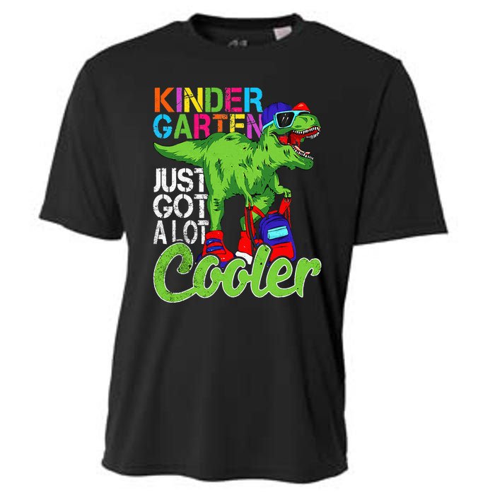 kindergarten just got cooler dinosaur back to school Cooling Performance Crew T-Shirt