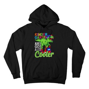 kindergarten just got cooler dinosaur back to school Hoodie