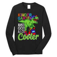 kindergarten just got cooler dinosaur back to school Long Sleeve Shirt