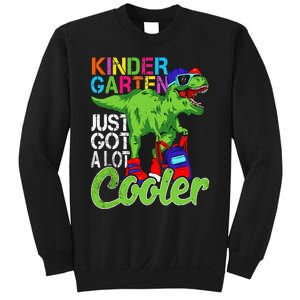 kindergarten just got cooler dinosaur back to school Sweatshirt