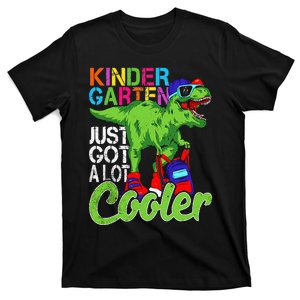 kindergarten just got cooler dinosaur back to school T-Shirt