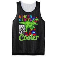 kindergarten just got cooler dinosaur back to school Mesh Reversible Basketball Jersey Tank