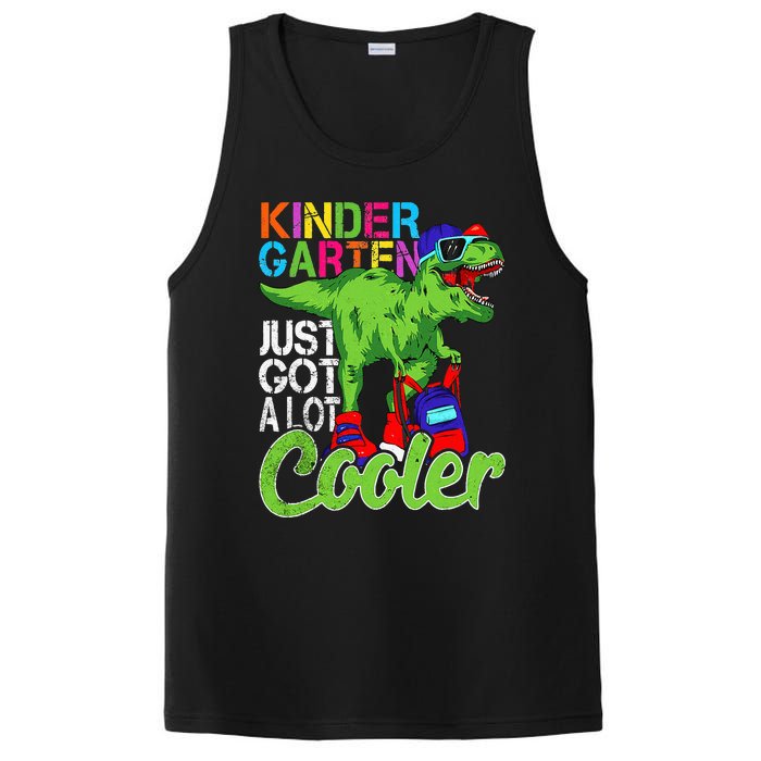 kindergarten just got cooler dinosaur back to school PosiCharge Competitor Tank