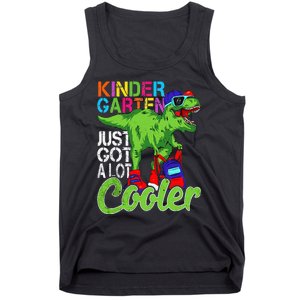 kindergarten just got cooler dinosaur back to school Tank Top