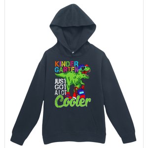 kindergarten just got cooler dinosaur back to school Urban Pullover Hoodie