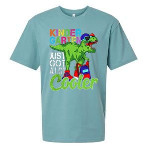 kindergarten just got cooler dinosaur back to school Sueded Cloud Jersey T-Shirt