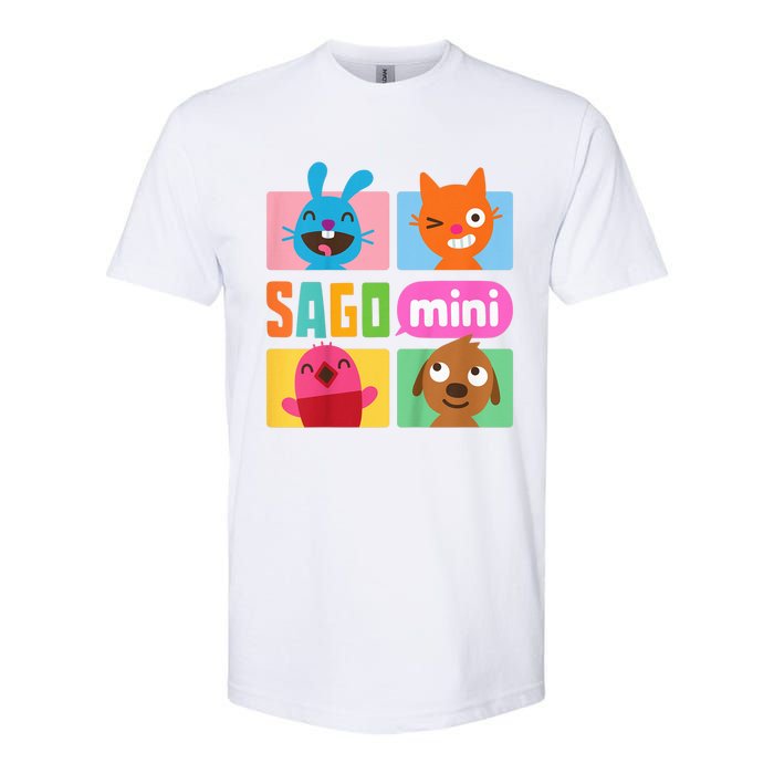 K.I.D.S Jack Jinja Robin And Harvey Grid Funny Cartoon Face Emotional Softstyle CVC T-Shirt