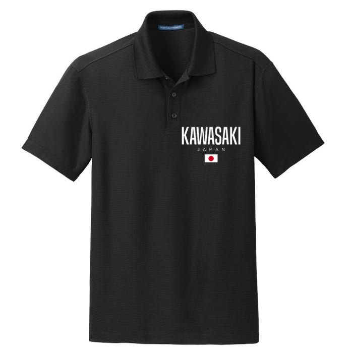 Kawasaki Japan Dry Zone Grid Polo