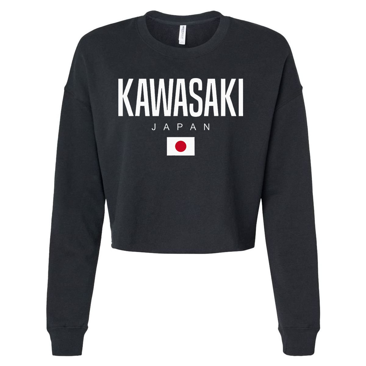 Kawasaki Japan Cropped Pullover Crew