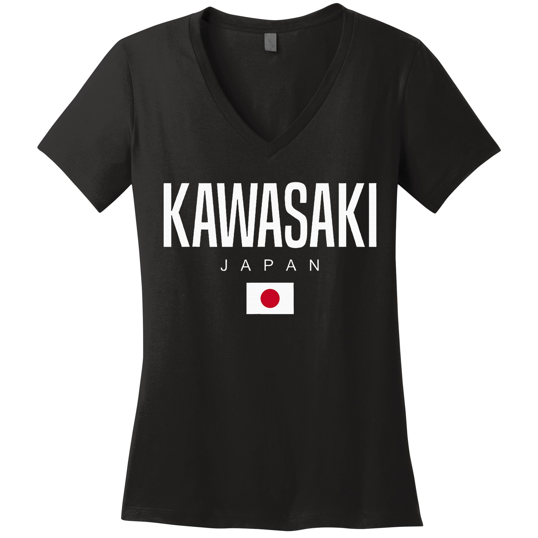 Kawasaki Japan Women's V-Neck T-Shirt