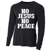 Know Jesus Know Peace Religion God Church Christian Gifts Cooling Performance Long Sleeve Crew