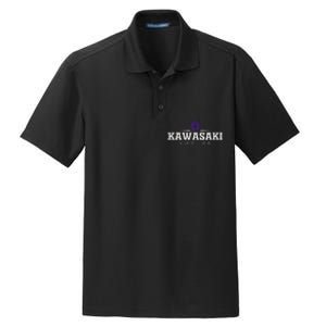 Kawasaki Japan Dry Zone Grid Polo