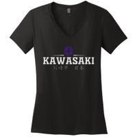 Kawasaki Japan Women's V-Neck T-Shirt