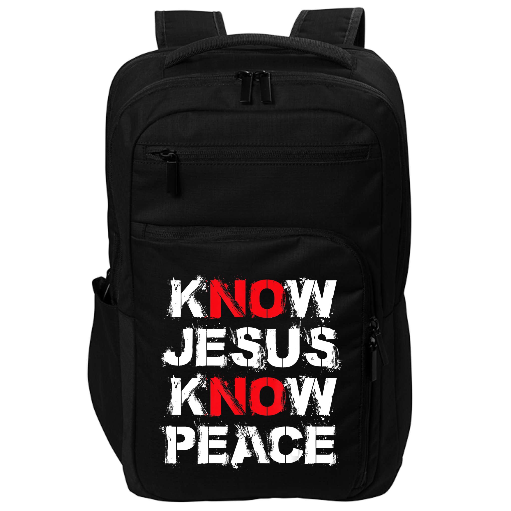 Know Jesus Know Peace Impact Tech Backpack