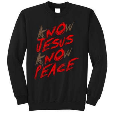 Know Jesus Know Peace Sweatshirt