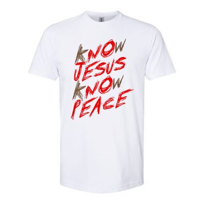 Know Jesus Know Peace Softstyle CVC T-Shirt