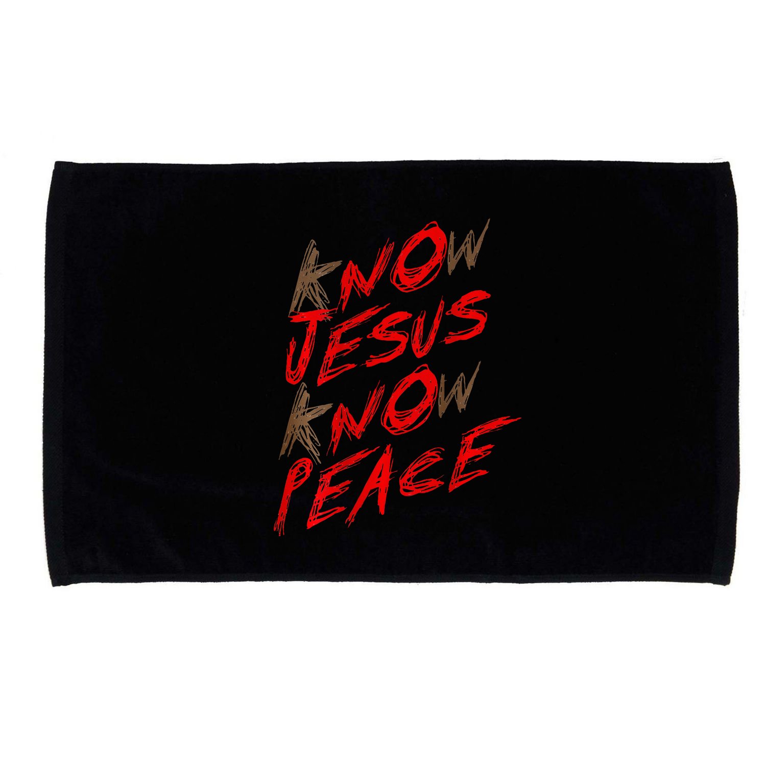 Know Jesus Know Peace Microfiber Hand Towel