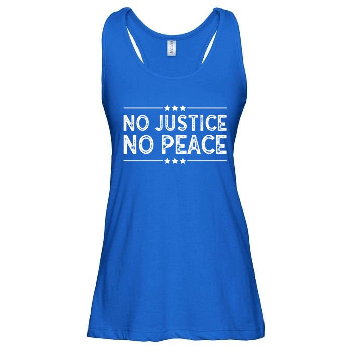 Know Justice Know Peace Blm Pride / No Justice No Peace Gift Ladies Essential Flowy Tank