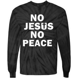 Know Jesus Know Peace Religion God Church Christia Tie-Dye Long Sleeve Shirt