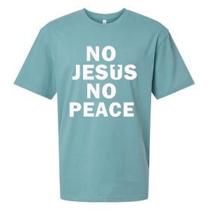 Know Jesus Know Peace Religion God Church Christia Sueded Cloud Jersey T-Shirt